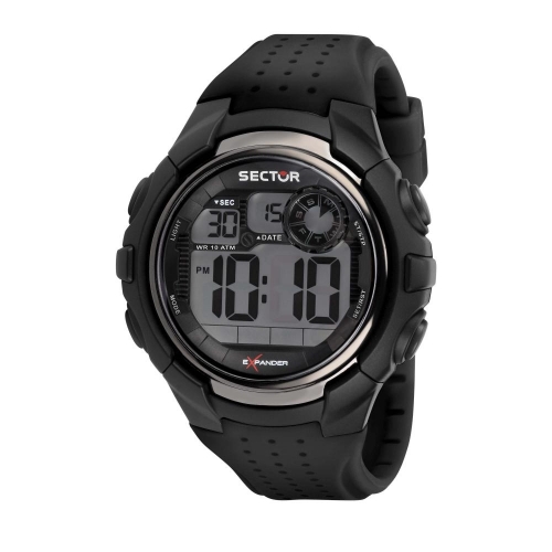Sector Ex-34 51mm digital black strap