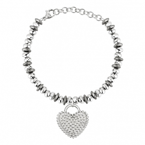 Sector Bohemien br.ss wheart charm 20cm