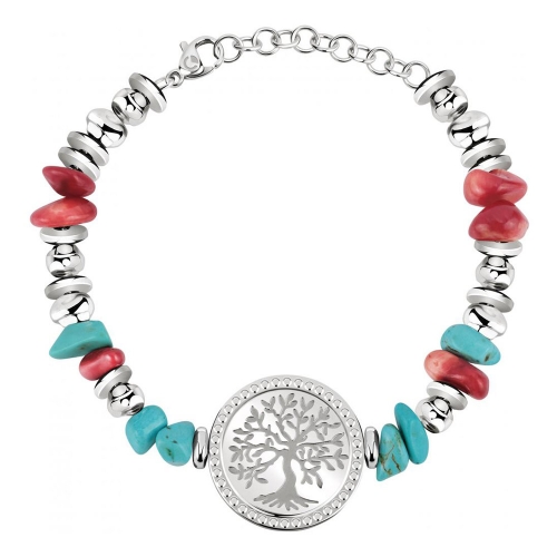 Sector Bohemien br.turquoise&rubellite stone 20 femminile SASX06