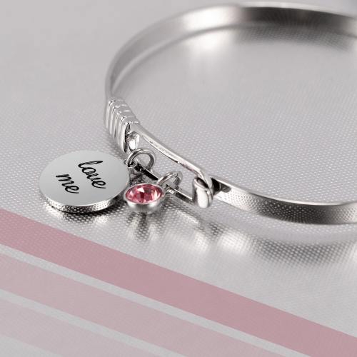 Sector Gioielli Emotions br.cuff ss l.rose stone love me