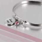 Sector Gioielli Emotions br.cuff ss l.rose stone love me