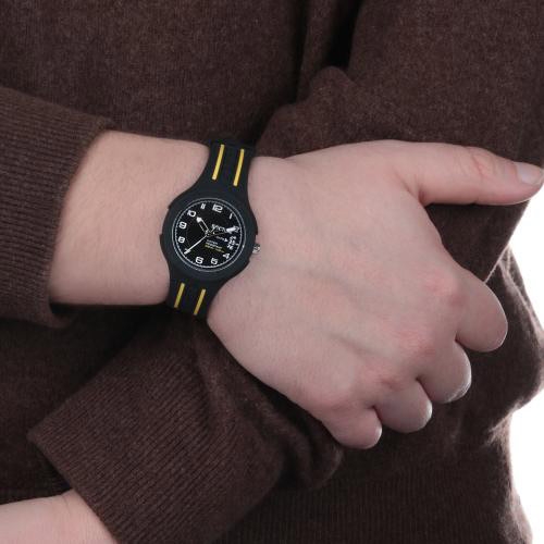Sector Speed 3h 37mm blk dial blk st uomo R3251514009