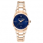 Trussardi T-bent 32mm 3h blue dial br rg