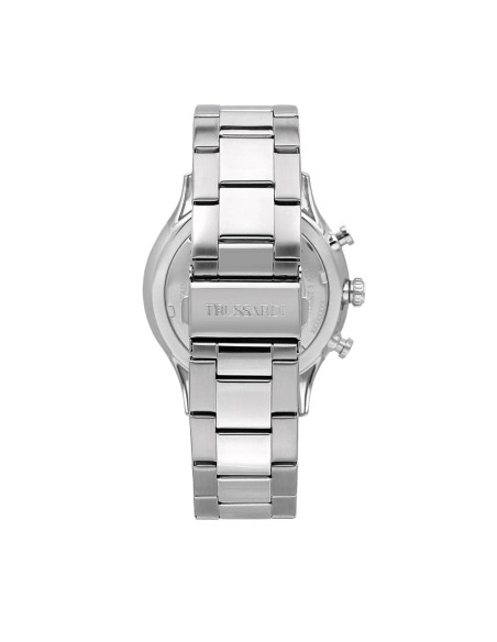 Trussardi T-complicity 45mm chr silver dial br ss
