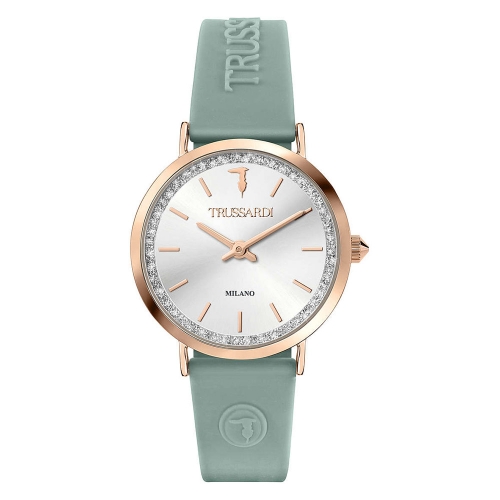 Orologio TRUSSARDI donna T-motif gomma verde /...