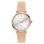 Orologio TRUSSARDI donna T-motif gomma beige / oro rosa