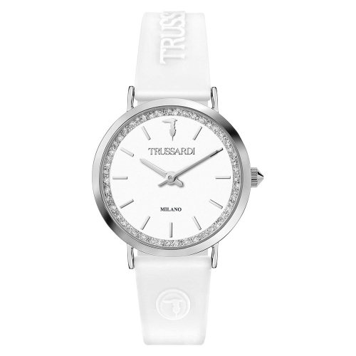 Orologio Trussardi T-motif bianco - 32 mm