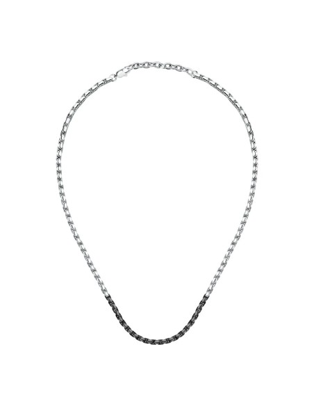 Collana MORELLATO uomo Catene acciaio / inserto nero