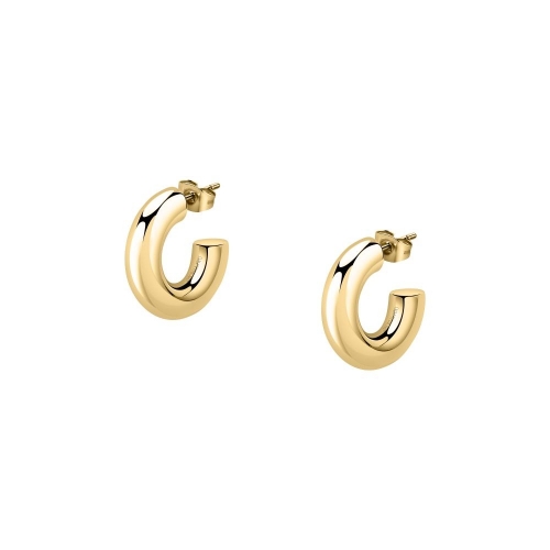 Morellato Creole earrings ss + ip gold