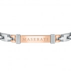 Bracciale MASERATI uomo acciaio / oro rosa