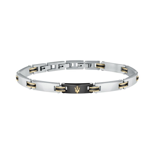 Bracciale MASERATI uomo Iconic acciaio /...