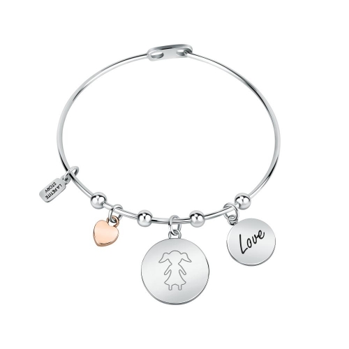 Bracciale LA PETITE STORY donna Bangle family /...