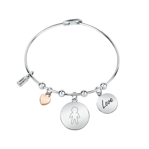 Bracciale LA PETITE STORY donna Bangle family /...