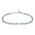 Morellato Mister br ss boules cross + wht diamonds uomo SANF02