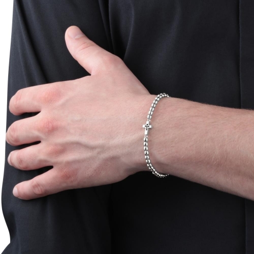 Morellato Mister br ss boules cross + blk diamonds uomo SANF03