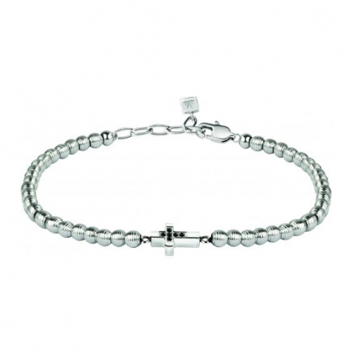 Morellato Mister br ss boules cross + blk diamonds uomo SANF03