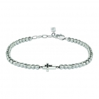 Morellato Mister br ss boules cross + blk diamonds uomo SANF03