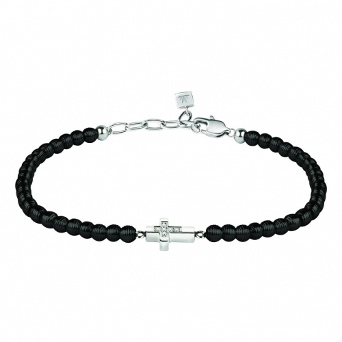 Morellato Mister br dk.gun boules ss cross wht dia uomo SANF04