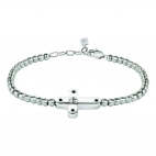 Morellato Mister br ss boules cross + blk diamonds uomo SANF08