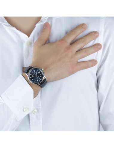 Philip Watch Kent 40mm 3h blue dial strap