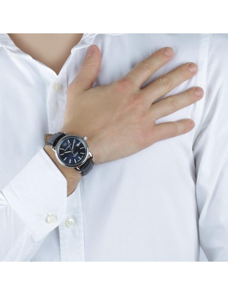 Philip Watch Kent 40mm 3h blue dial strap