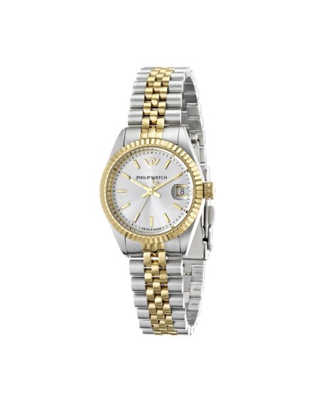 Philip Watch Caribe 31mm 3h white silver d bracelet