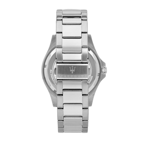Maserati Sfida 44mm 3h black dial br ss maschile R8853140002