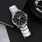 Maserati Sfida 44mm 3h black dial br ss maschile R8853140002