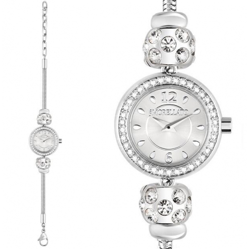 Morellato Drops 2h silver dial br. 2 beads donna R0153122507