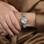 Morellato Drops 26mm 2h w. sil dial br 4drops ss+y donna