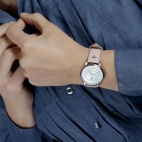 Trussardi T-genus 32mm small second sil dial nud s