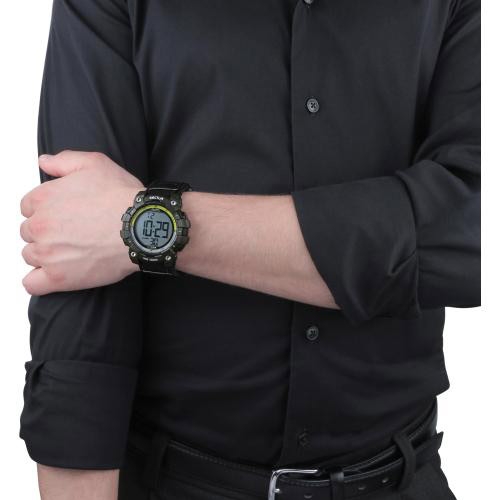 Sector Ex-77 51mm digital black nato str uomo R3251520003