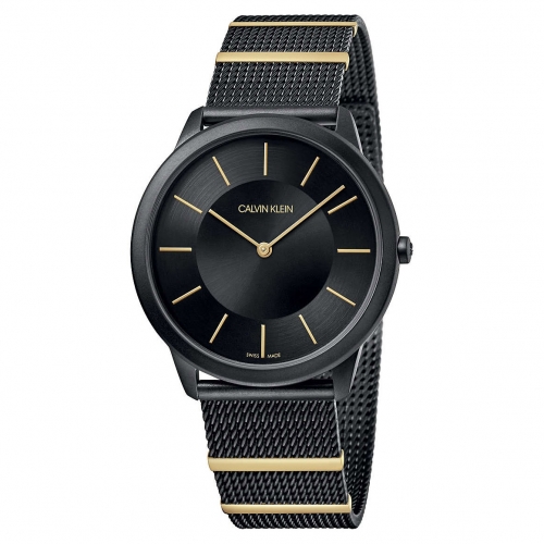 Orologio Calvin Klein Minimal nero / oro - 40 mm