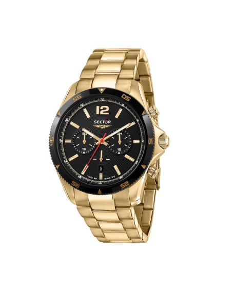 Orologio SECTOR uomo 650 cronografo acciaio dorato / nero