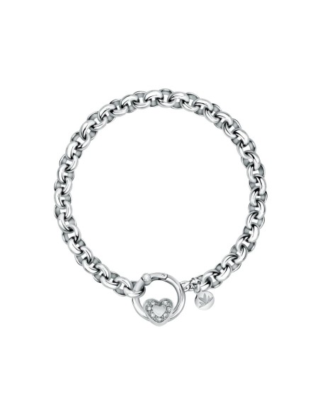 Bracciale MORELLATO Drops acciaio Love / cuore