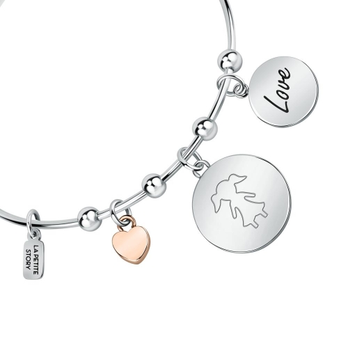 Bracciale LA PETITE STORY donna Bangle family /...