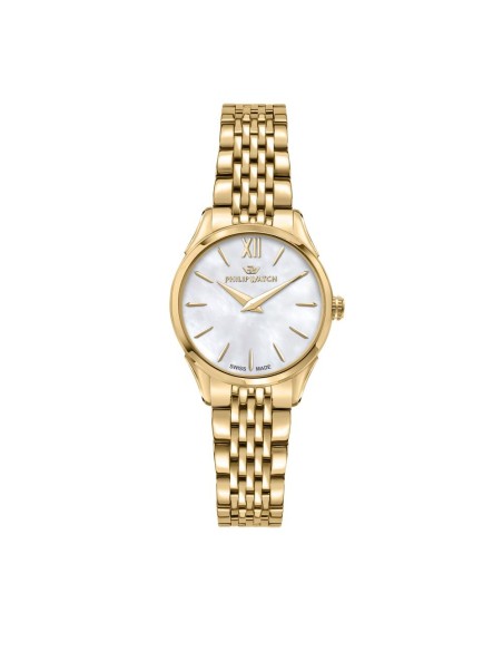 Philip Watch Roma – Orologio Donna Dorato/Bianco (R8253217508)