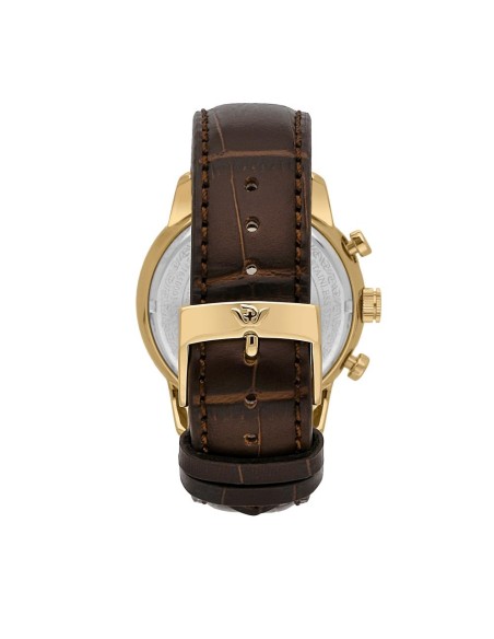 Orologio PHILIP WATCH uomo Anniversary crono pelle marrone / dorato