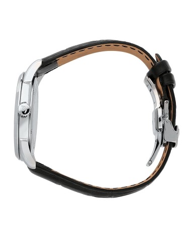 Orologio PHILIP WATCH uomo Roma data pelle nero...