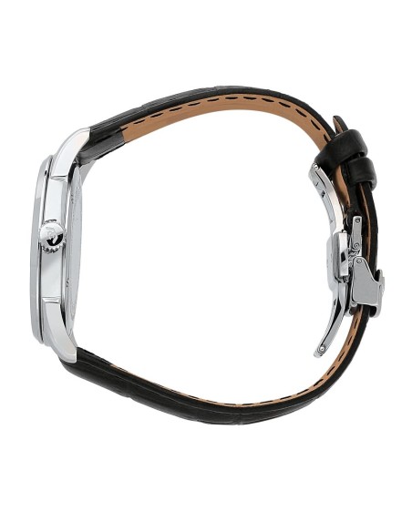 Orologio PHILIP WATCH uomo Roma data pelle nero / bianco