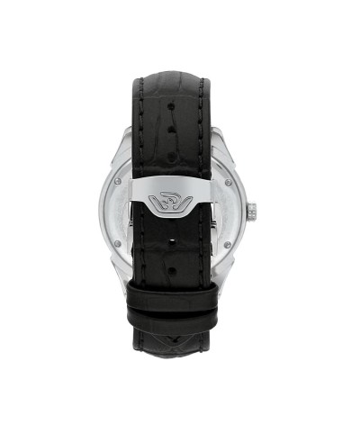 Orologio PHILIP WATCH uomo Roma data pelle nero...