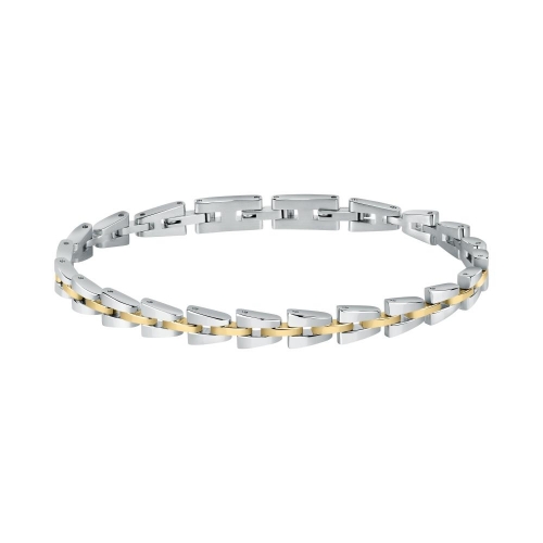 Bracciale MORELLATO uomo Motown acciaio bicolore