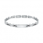 Bracciale MORELLATO uomo Motown acciaio / nero