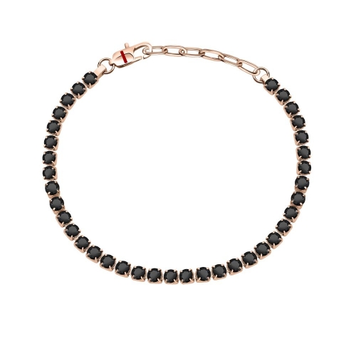 Bracciale SECTOR uomo Tennis tennis cristalli neri