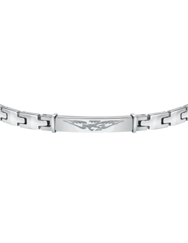 Bracciale SECTOR uomo Energy acciaio tag eagle