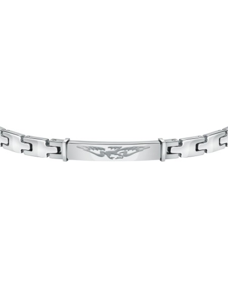Bracciale SECTOR uomo Energy acciaio tag eagle