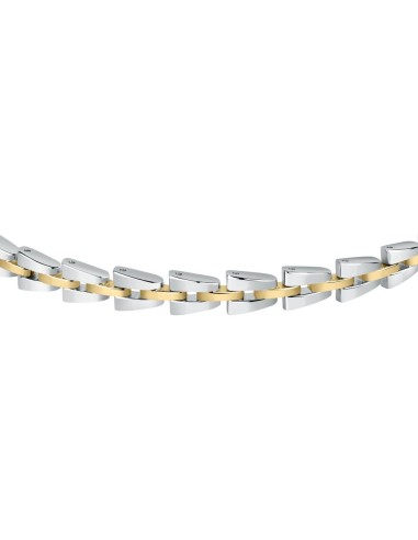 Bracciale MORELLATO uomo Motown acciaio bicolore