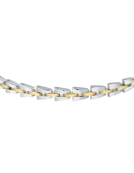 Bracciale MORELLATO uomo Motown acciaio bicolore