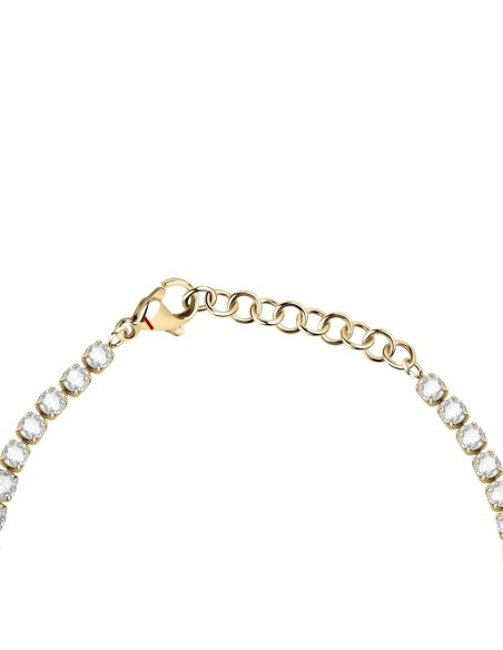 Bracciale SECTOR donna Tennis dorato cristalli bianchi
