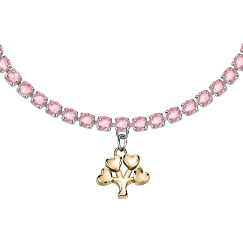 Bracciale SECTOR donna Tennis rosa / albero vita